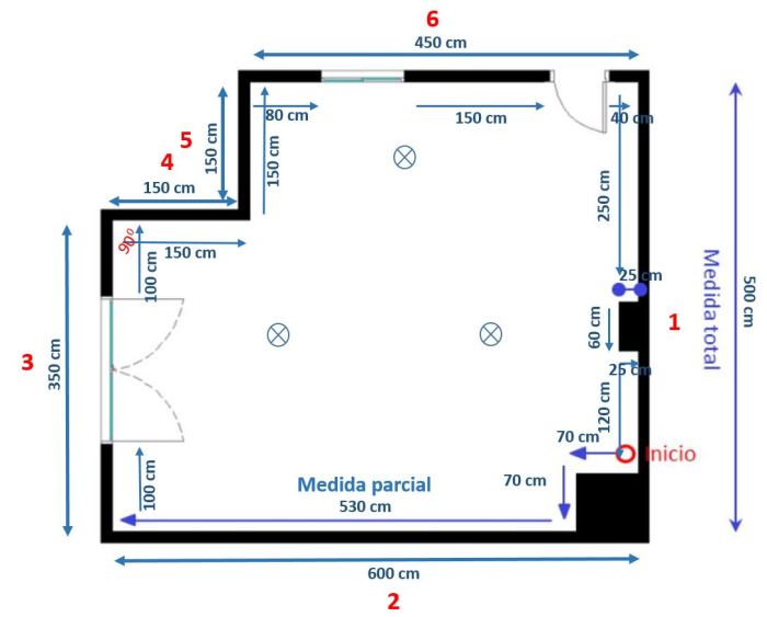 medidas acho en alzado